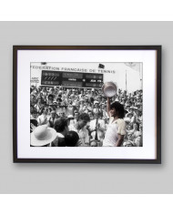 Yannick Noah, campeón de Roland Garros, París,  1983