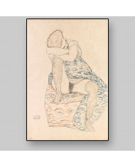 Gustav Klimt, Seated Figure with Gathered up Skirt