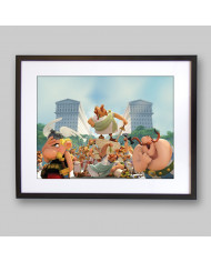 Asterix y Obelix en "La residencia de los dioses"