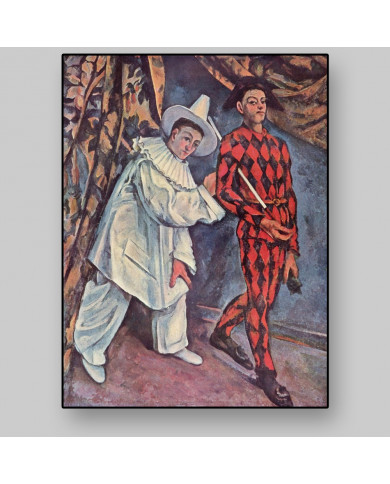 Paul Cezanne, Pierrot and Harlequin (Mardi Gras) Paul Cezanne, Pierrot and Harlequin (Mardi Gras)