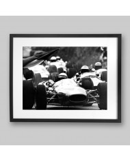 Salida del Gran Premio de Mónaco 1966