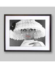 Modelo con sombrero,  1950s