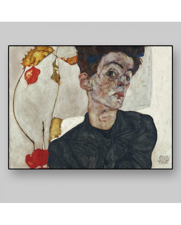 Egon Schiele, Autoretrato