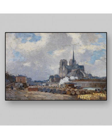 Albert Lebourg,Paris Notre Dame Albert Lebourg,Paris Notre Dame