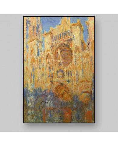 Claude Monet,Rouen Cathedral at sunset Claude Monet,Rouen Cathedral at sunset