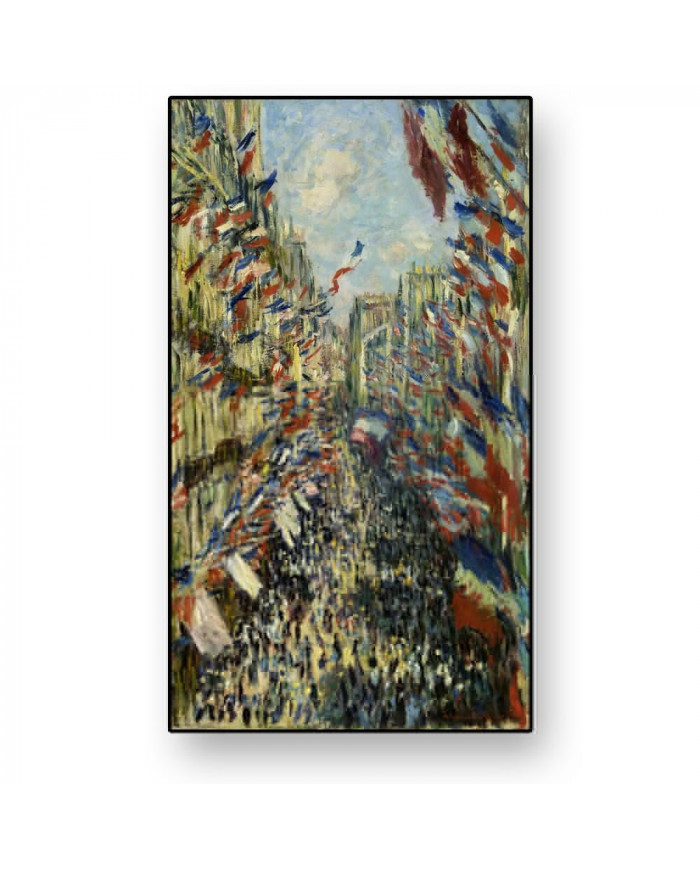 Claude Monet,The Rue Montorgueil in Paris. Celebration of