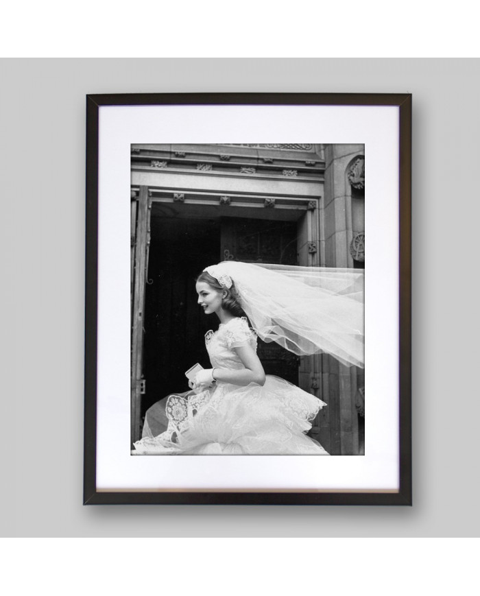 Martha Boss,vestida de novia,1952