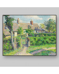 Camille Pissarro, Peasants' houses, Eragny