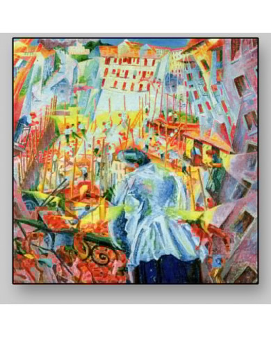 Umberto Boccioni, La strada entra nella casa Umberto Boccioni, La strada entra nella casa