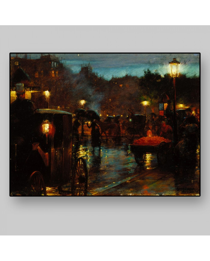 Charles  Curran, Paris la nuit