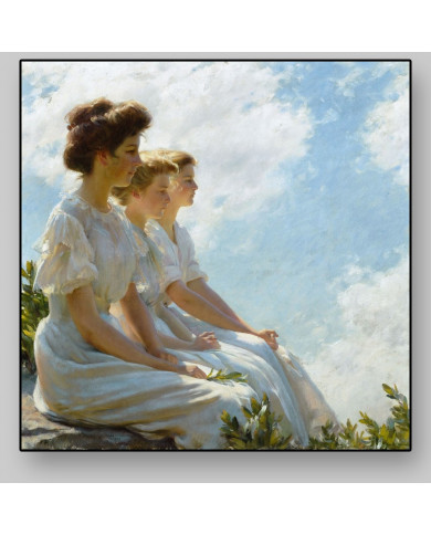 Charles  Curran, On the Heights Charles  Curran, On the Heights
