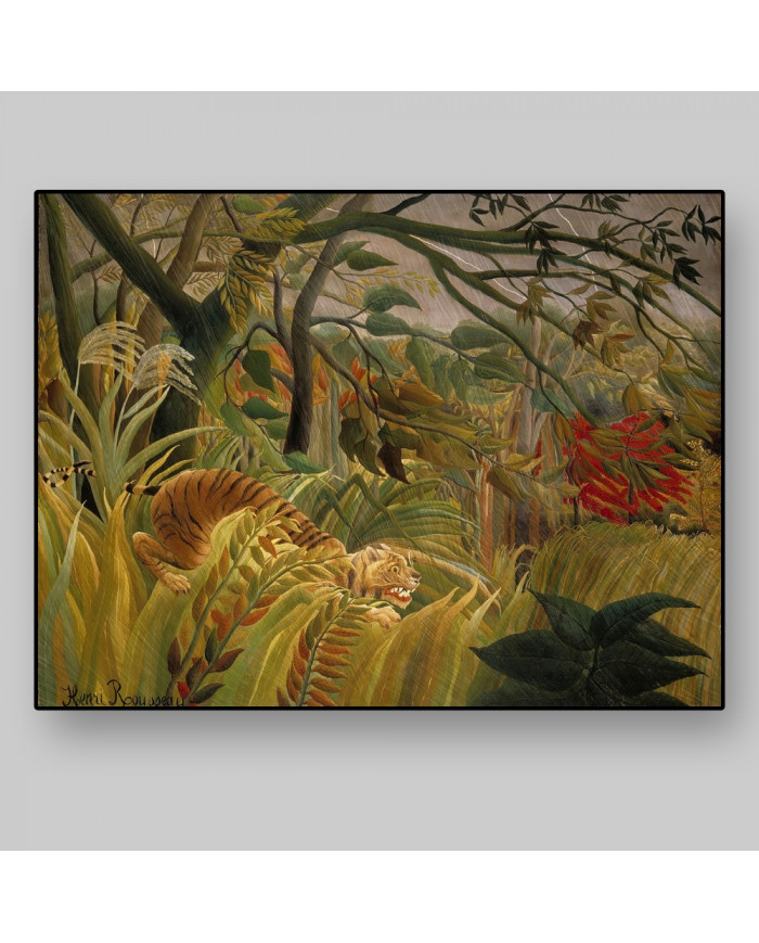 Henri Rousseau, Tigre en una tormenta tropical