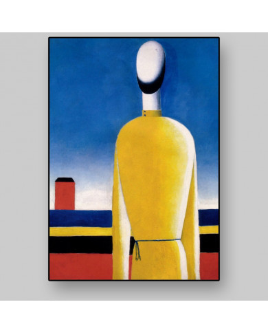 Kazimir Malevich, Complex Presentiment: Half-Figure in a Yellow Shirt Kazimir Malevich, Complex Presentiment: Half-Figure in a Yellow Shirt