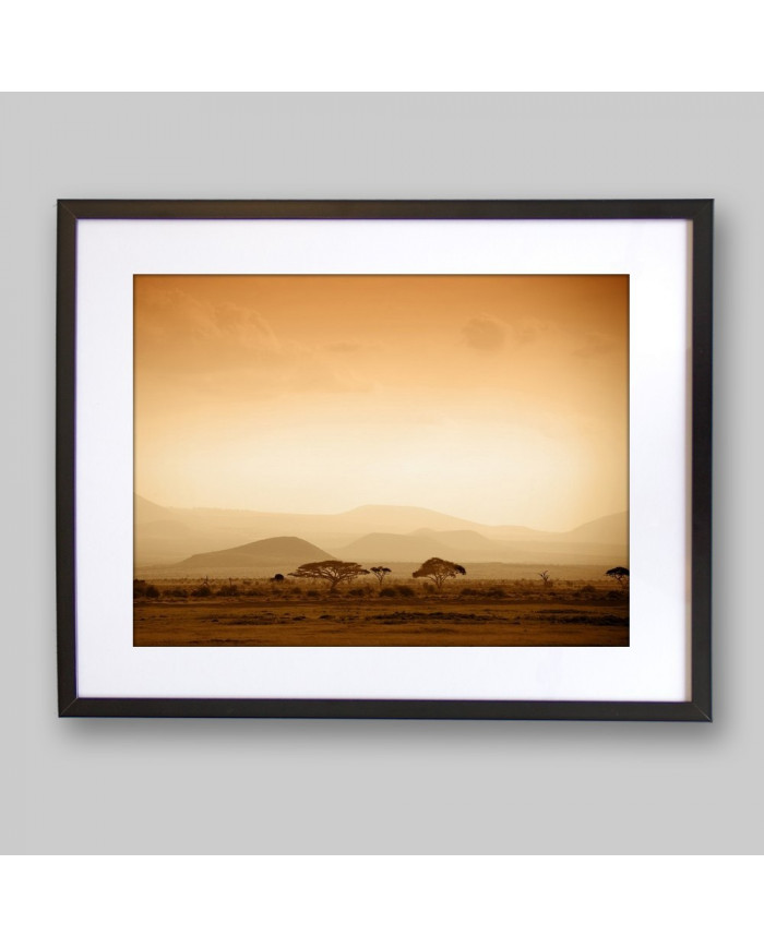 Amanecer en la sabana africana , Bostwana