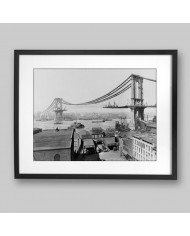 Construcción del puente de Golden Gate, San Francisco, 1936