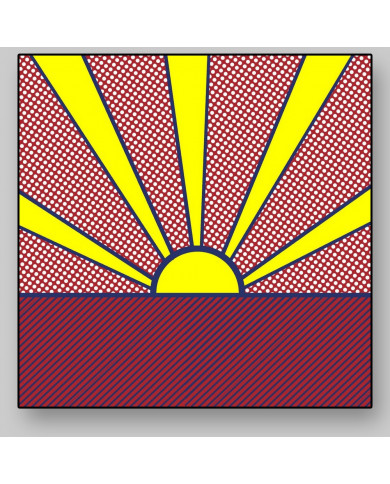 Pop art sunset Pop art sunset