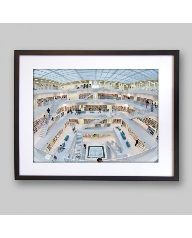 Biblioteca de Stuttgart, Alemania Biblioteca de Stuttgart, Alemania