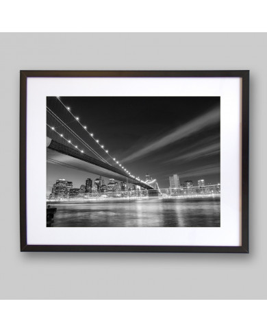 Puente de Brooklyn de noche, Nueva York, USA Puente de Brooklyn de noche, Nueva York, USA