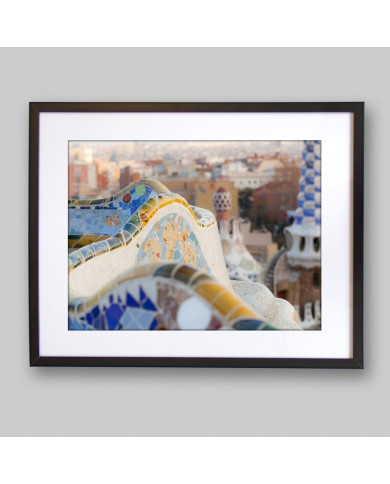 Parque Guell de Gaudí, Barcelona, España Parque Guell de Gaudí, Barcelona, España