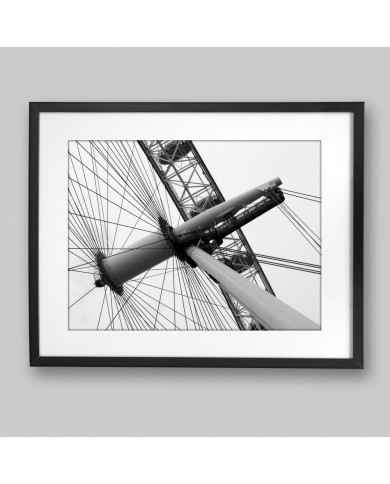 Construcción del London Eye, Londres, Gran Bretaña Construcción del London Eye, Londres, Gran Bretaña