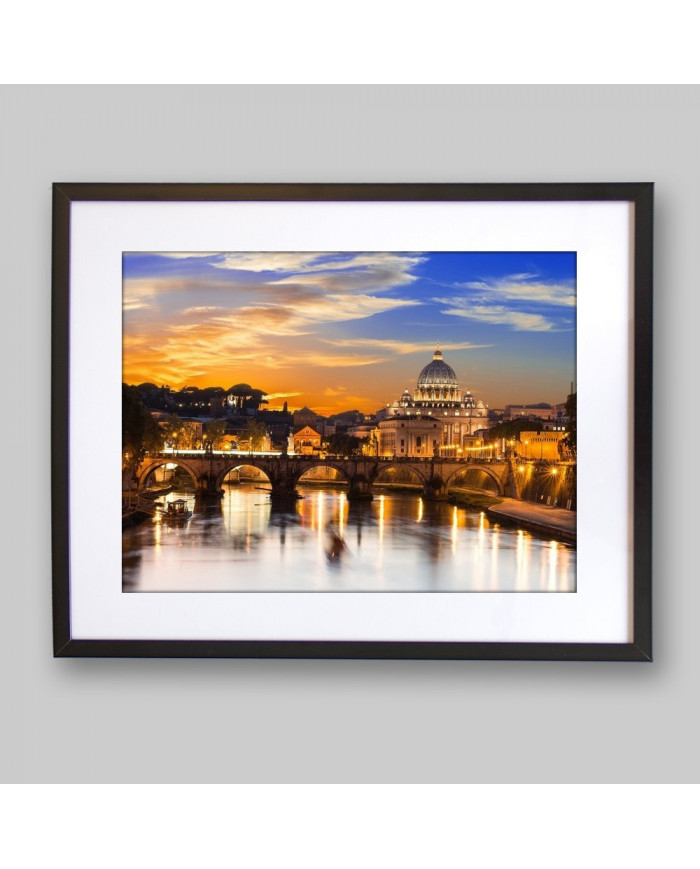 Atardecer en la Basílica de San Pedro, Roma