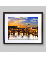 Atardecer en la Basílica de San Pedro, Roma