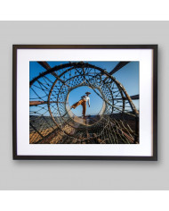 Pescador brimano, lago Inle, Brimania