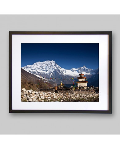 Templo en el Himalaya, Nepal Templo en el Himalaya, Nepal