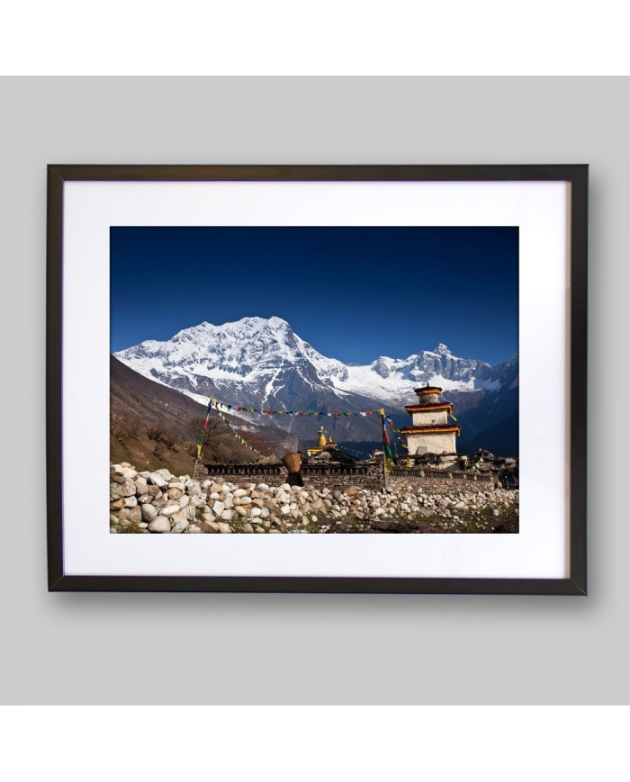 Templo en el Himalaya, Nepal