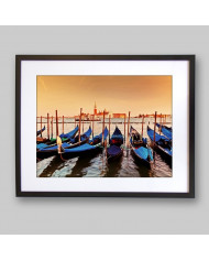 Góndolas del Gran Canal, Venecia, Italia