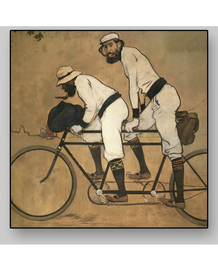 Ramon Casas, Ramon Casas and Pere Romeu on a Tandem