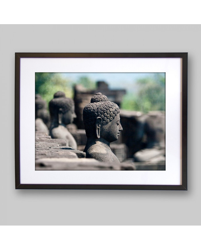 Imágenes de Buddha en Borobudur, Indonesia