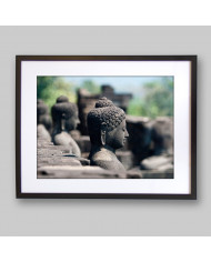 Imágenes de Buddha en Borobudur, Indonesia
