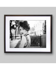 Retrato chic en París, Francia