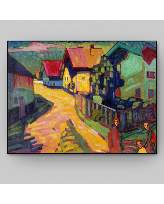 Kandinski, Femme dans une rue de Murnau