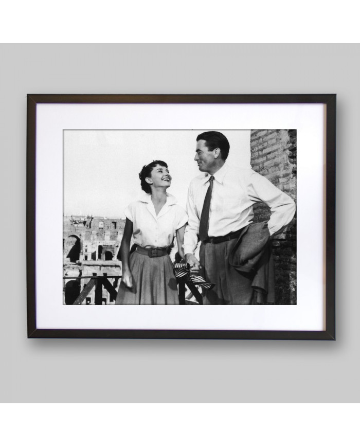 Audrey Hepburn en "Vacaciones en Roma"