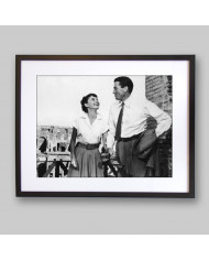 Audrey Hepburn en "Vacaciones en Roma"
