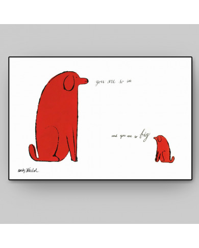 A. Warhol, You are so little … and you are so big A. Warhol, You are so little … and you are so big