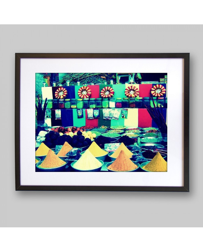 Mercado de especias, Marrakech, Marruecos