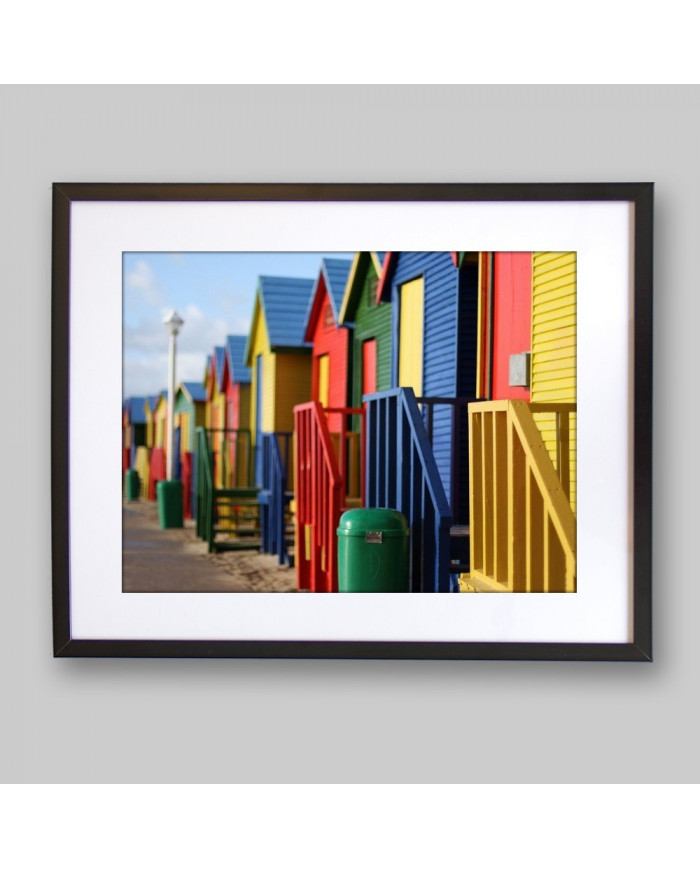 Famosas cabinas de playa, Cape Town, SudÁfrica