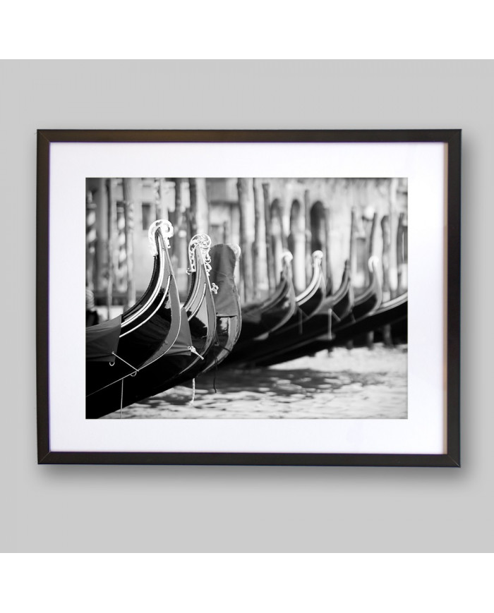 Las góndolas de Venecia, Italia