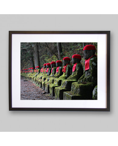 Estatuas de Jizo en Nikko, Japón Estatuas de Jizo en Nikko, Japón