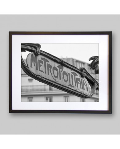 Detalle del Metro Metropolitain, París, Francia Detalle del Metro Metropolitain, París, Francia