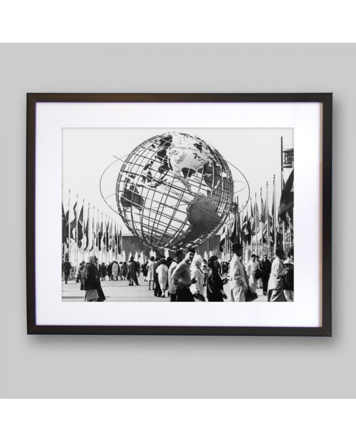 El Unisphere, símbolo de la exposición Universal de Nueva York 1964-65, Parque Flushing Meadow, Nueva York
