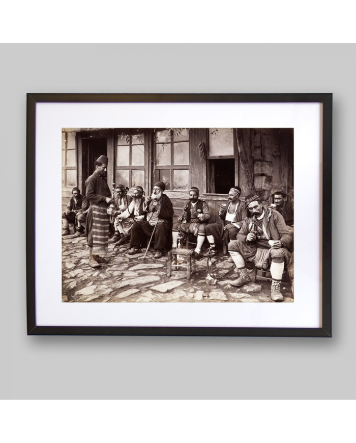 Café en una calle de Estanbul, 1900