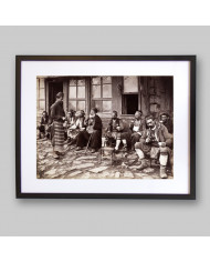 Café en una calle de Estanbul, 1900