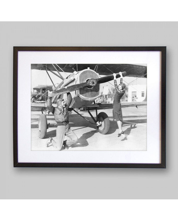 Preparando el aeroplano