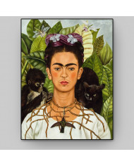 F. Kahlo, Autoportrait au collier d'épines et au colibri