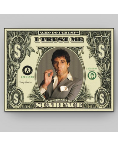 Scarface: Al Pacino Dollar bill Scarface: Al Pacino Dollar bill