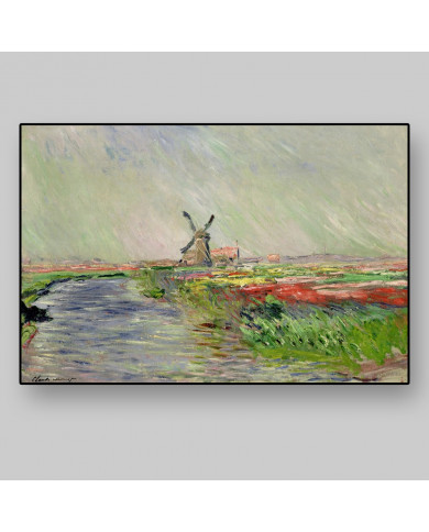Claude Monet, Champ de tulipes en Hollande Claude Monet, Champ de tulipes en Hollande